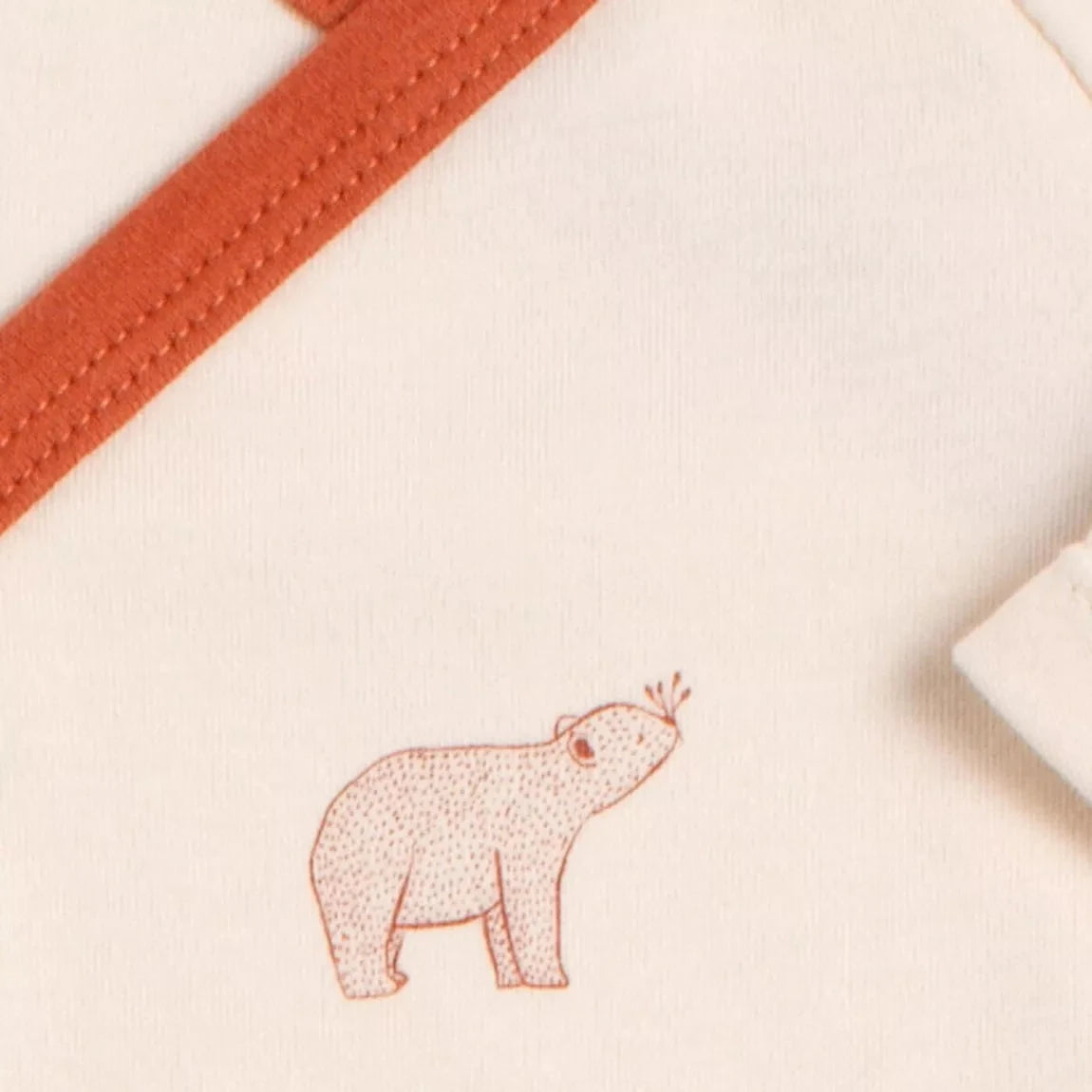 Lot de 3 bodies croisés à manches longues - ORSINO BB Cigogne