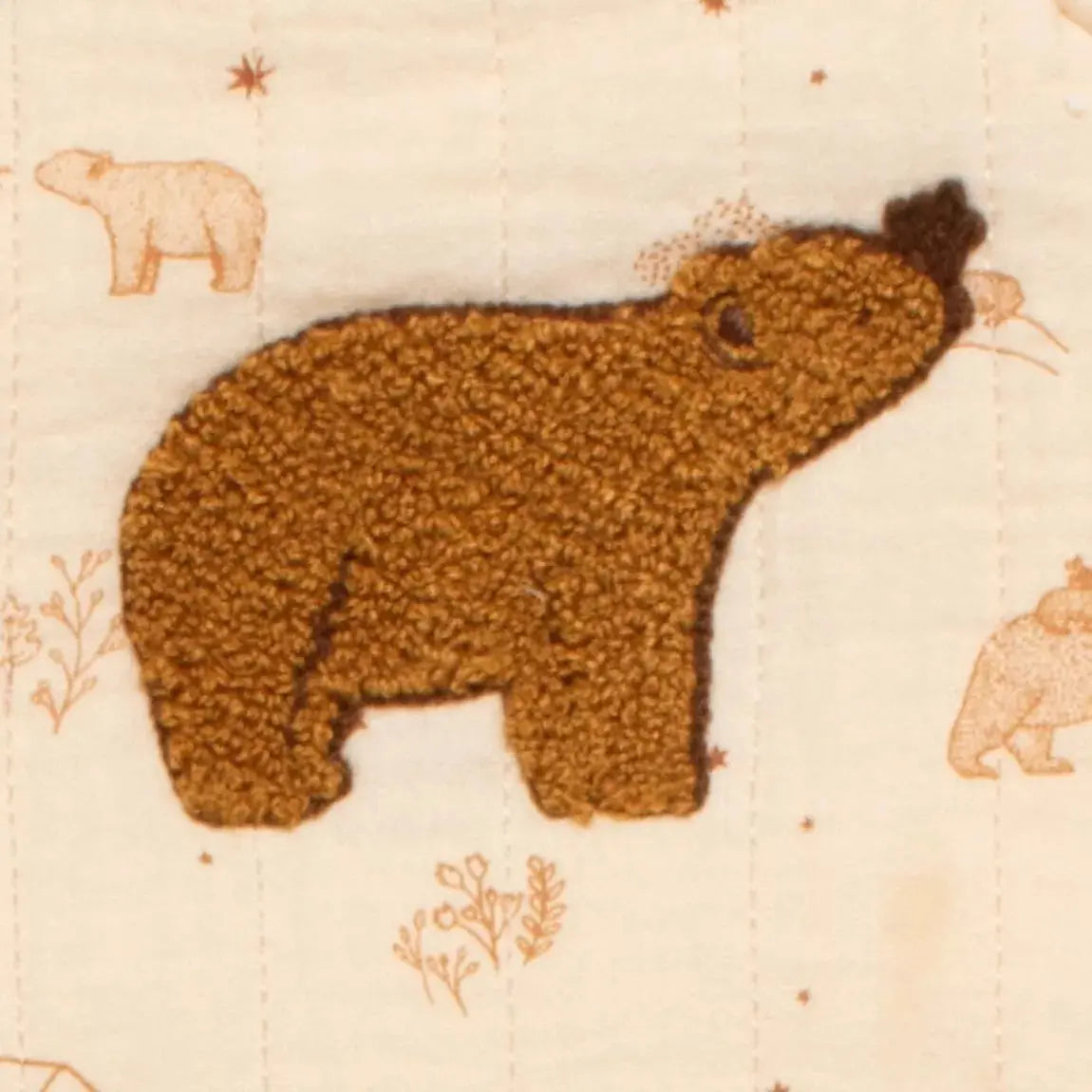 Cape de bain + Gant - ORSINO BB Cigogne