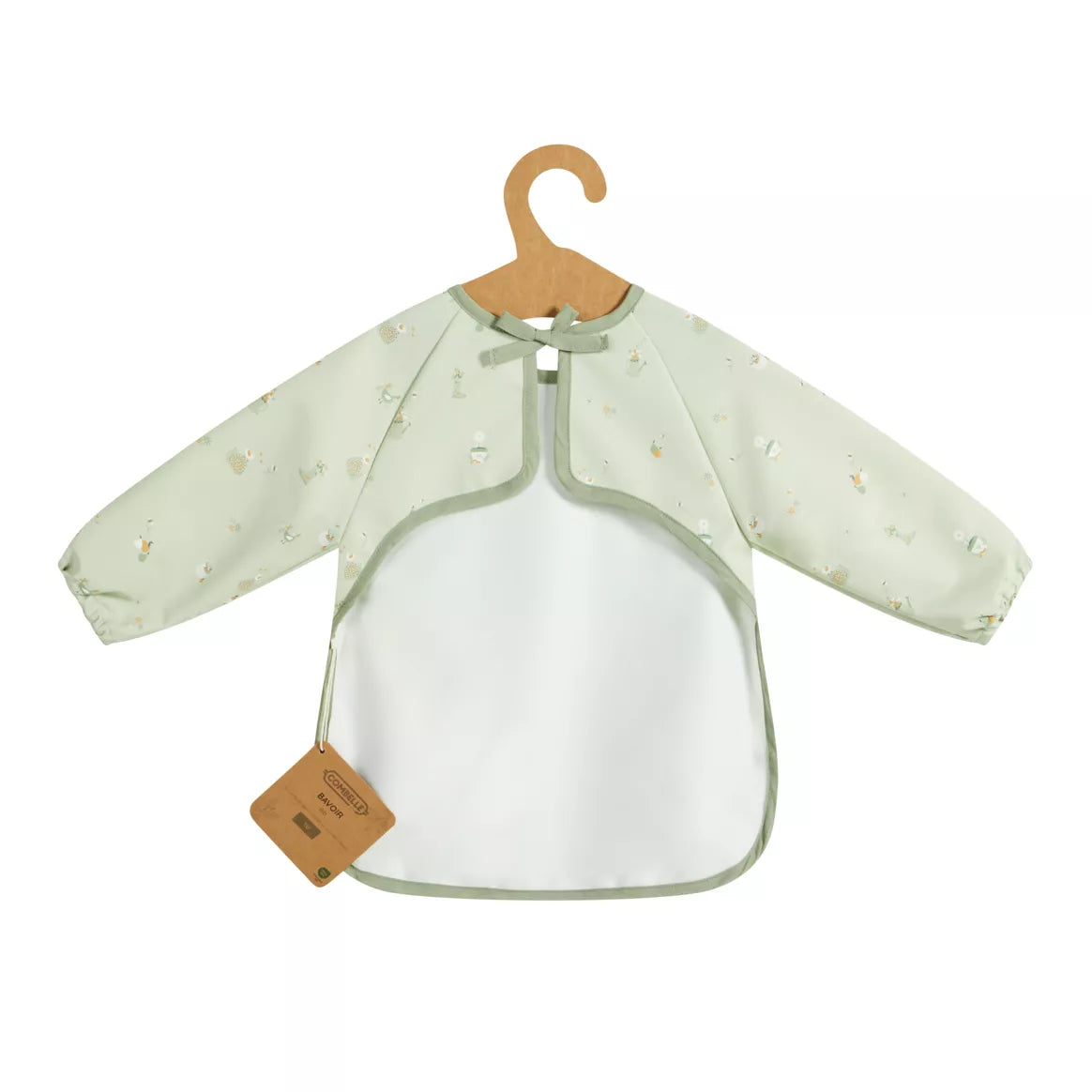 Bavoir tablier à manches Combelle - VERT CLAIR