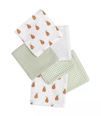 Trousse de toilette + Carrés éponges - BOTANICA BB Cigogne