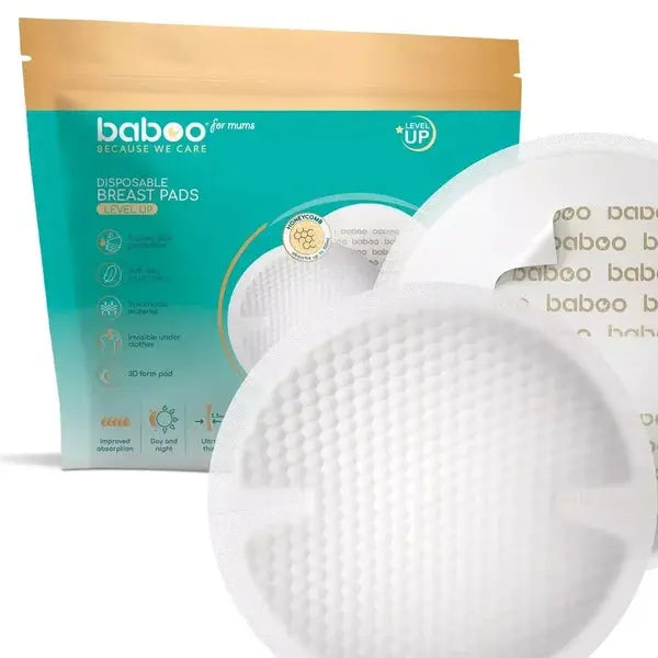 Coussinets d'allaitement jetables BABOO®, 40 pièces BB Cigogne