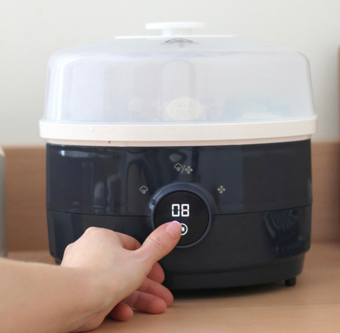 BEABA , Stéril'express évolutif 2 en 1 night blue : Stérilisateur électrique vapeur