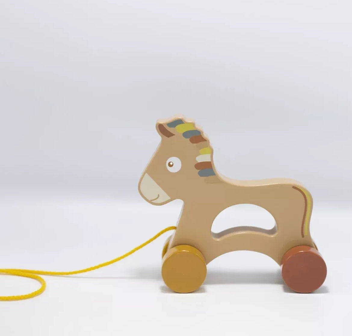 CHEVAL à tirer BOIS FSC BB Cigogne