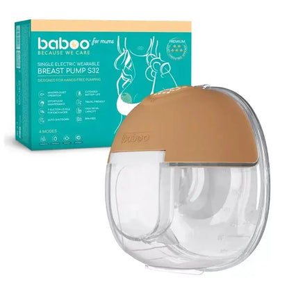 Tire-lait électrique double portable mains libres BABOO x1 -CACAO BB Cigogne