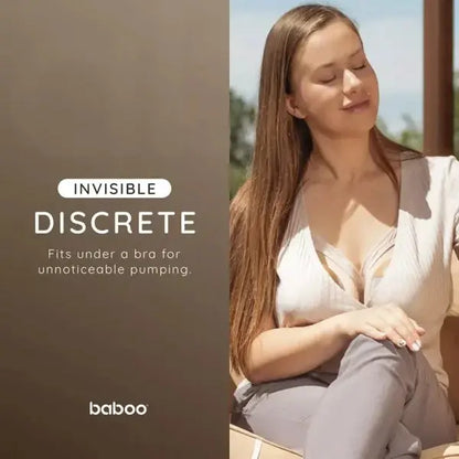 Tire-lait électrique double portable mains libres BABOO x1 -CACAO BB Cigogne