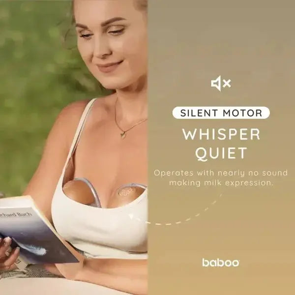 Tire-lait électrique double portable mains libres BABOO x1 -CACAO BB Cigogne