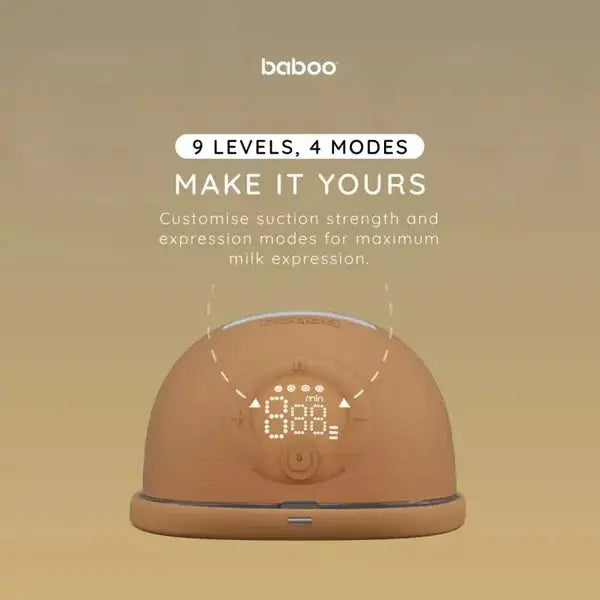 Tire-lait électrique double portable mains libres BABOO x1 -CACAO BB Cigogne