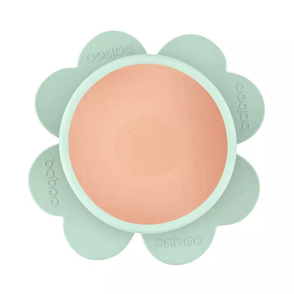 Bol en silicone BABOO® avec base à ventouse -  PECHE BB Cigogne