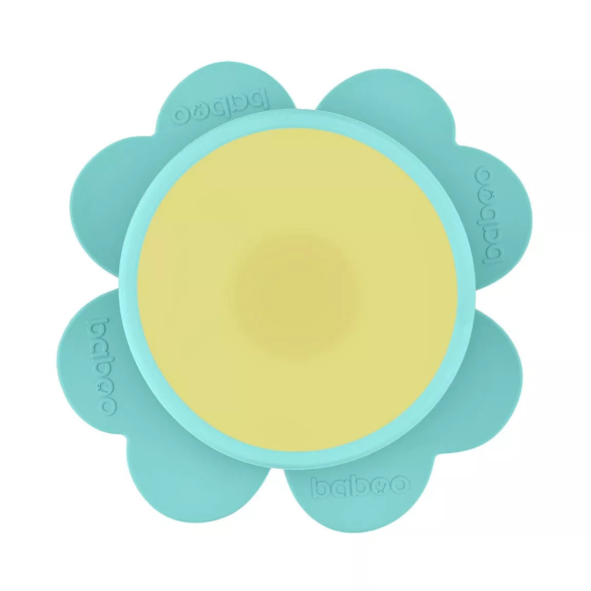 Bol en silicone BABOO® avec base à ventouse -  MENTHE