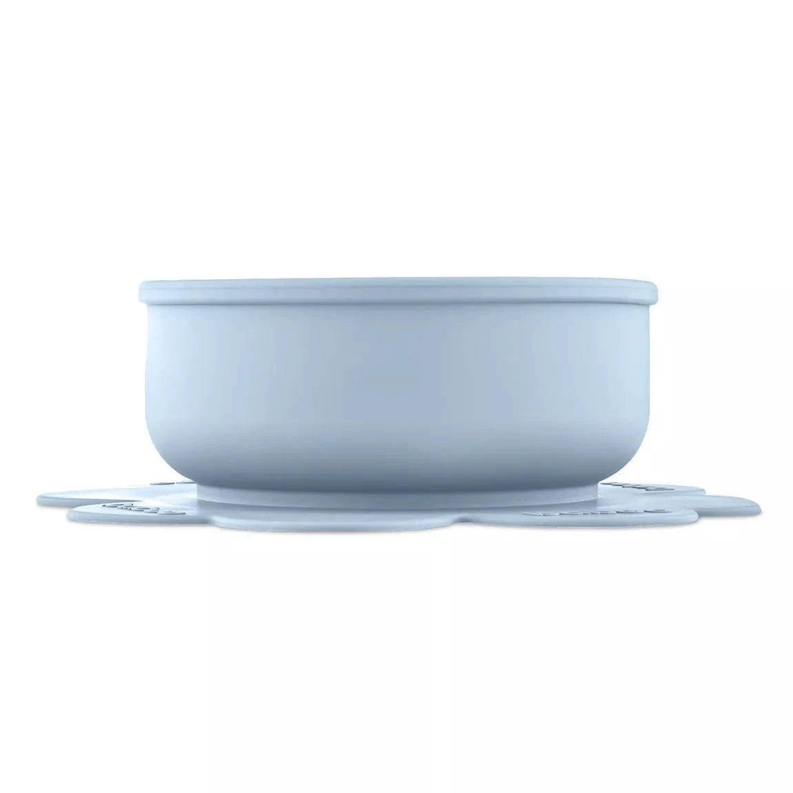 Bol en silicone BABOO® avec base à ventouse -  BLEU BB Cigogne