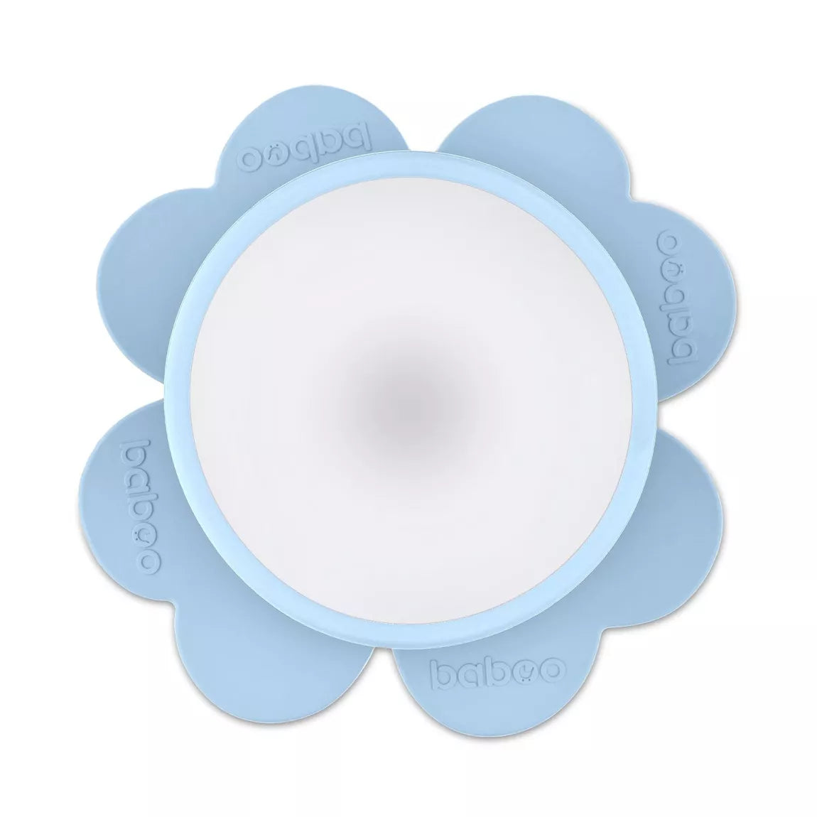Bol en silicone BABOO® avec base à ventouse -  BLEU