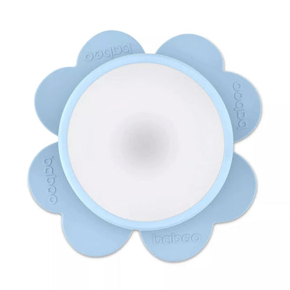 Bol en silicone BABOO® avec base à ventouse -  BLEU BB Cigogne