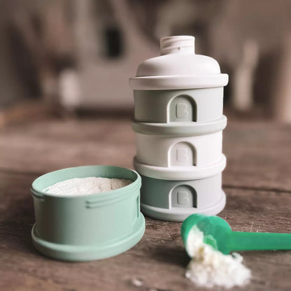 Boîte doseuse BEABA - BLANC/VERT SAUGE Beaba