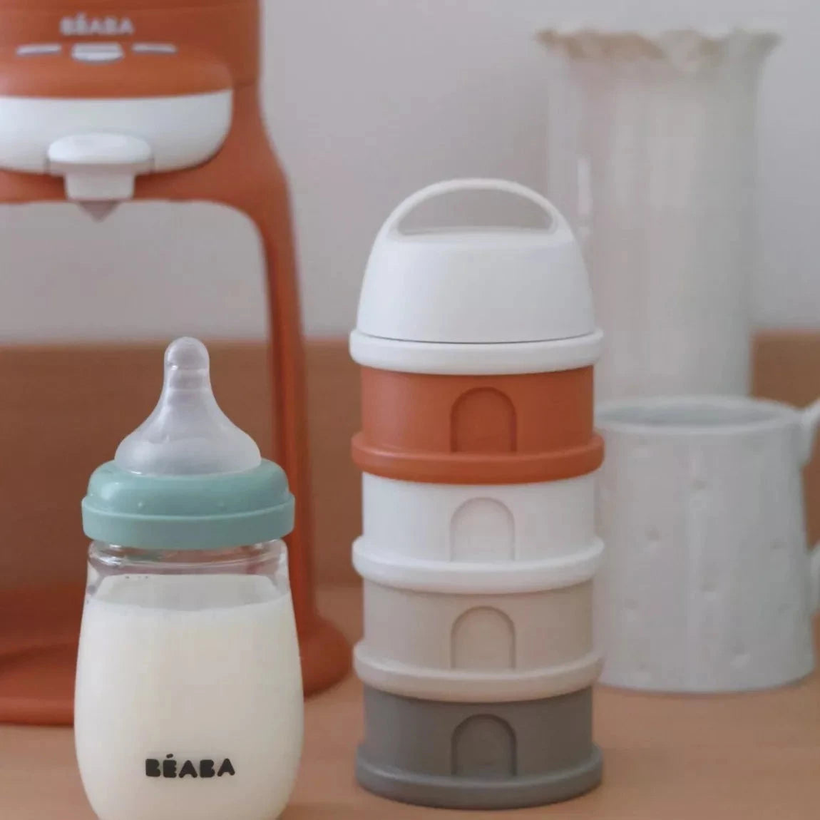 Boîte doseuse BEABA - TERRACOTTA BB Cigogne