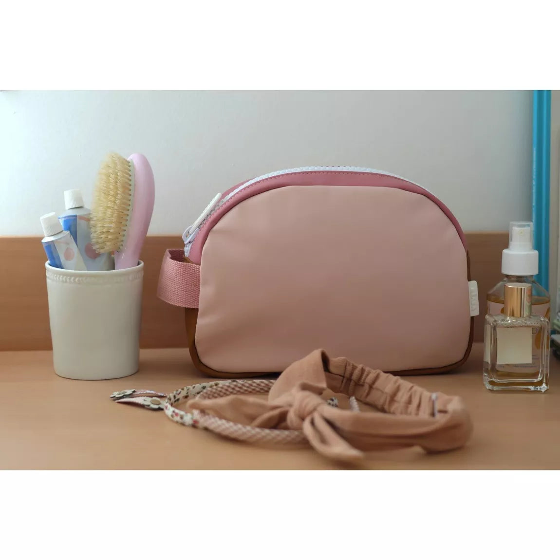 BEABA , Trousse de toilette Faro- DUSTY ROSE