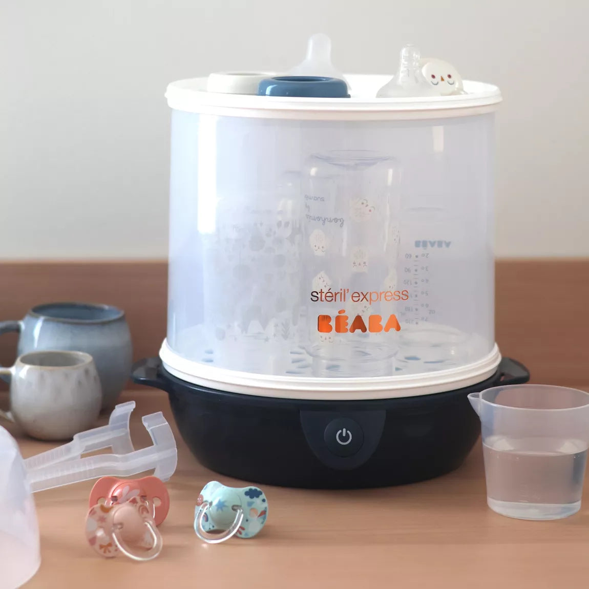 BEABA , Stéril'express évolutif 2 en 1 night blue : Stérilisateur électrique vapeur Beaba