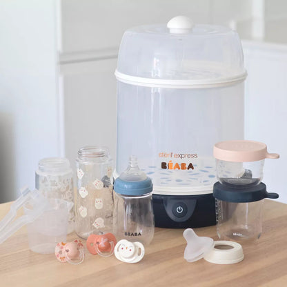 BEABA , Stéril'express évolutif 2 en 1 night blue : Stérilisateur électrique vapeur Beaba