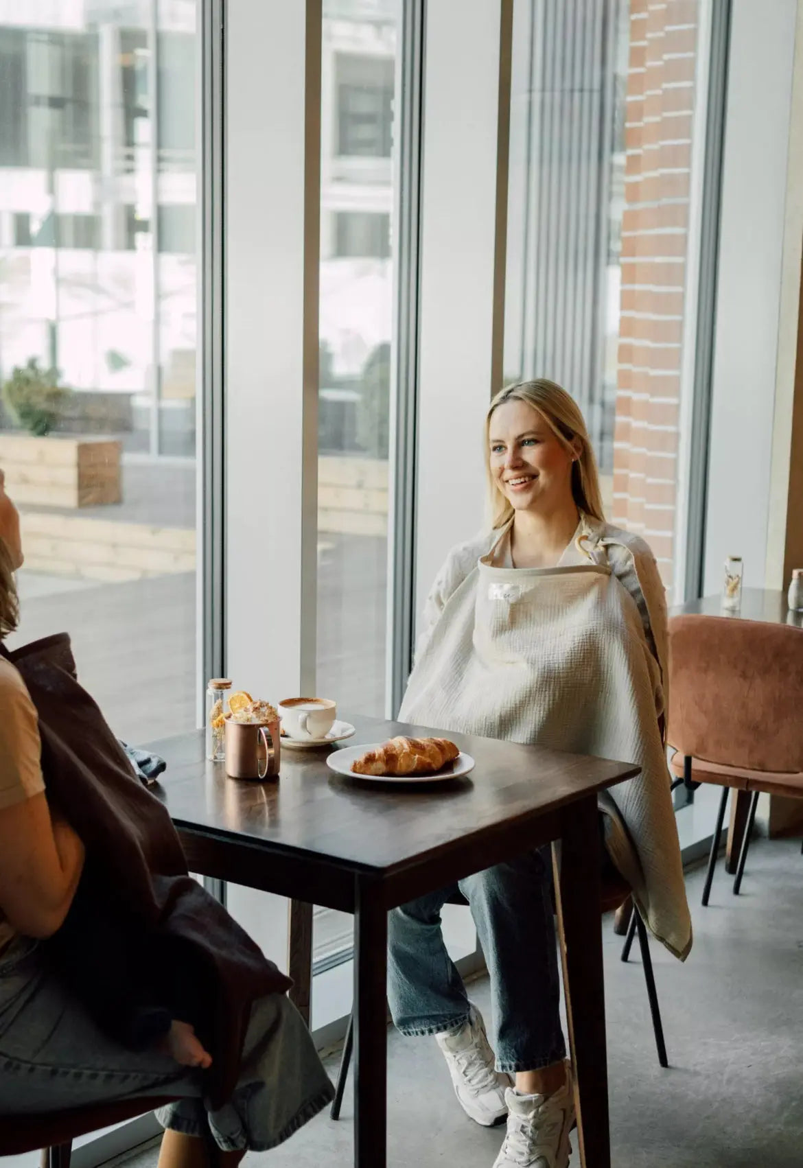 Couverture d'allaitement TISU, BEIGE AVOINE Tisu baby