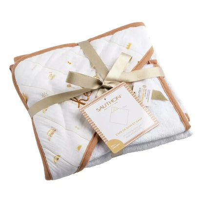 Cape de bain + Gant - SUNLIGHT Sauthon