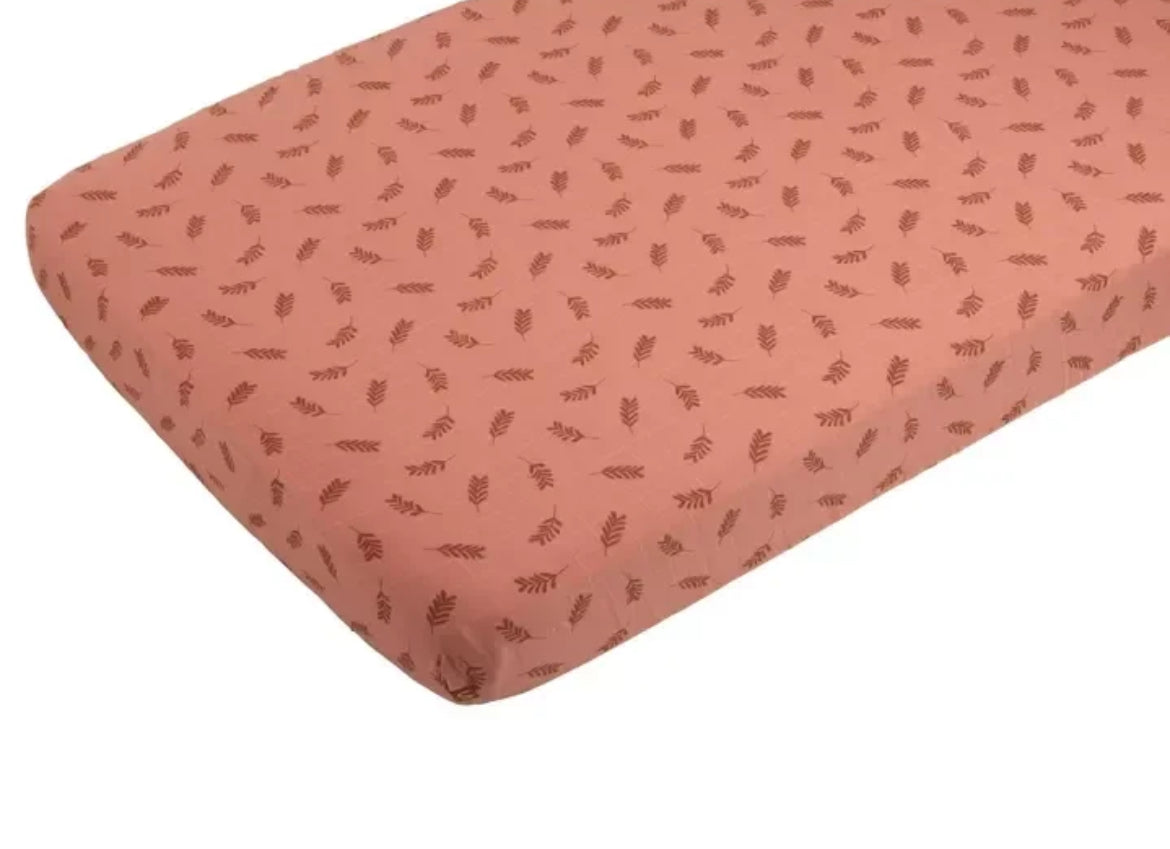 Lot de 2 draps housse bio - ESMEE BB Cigogne