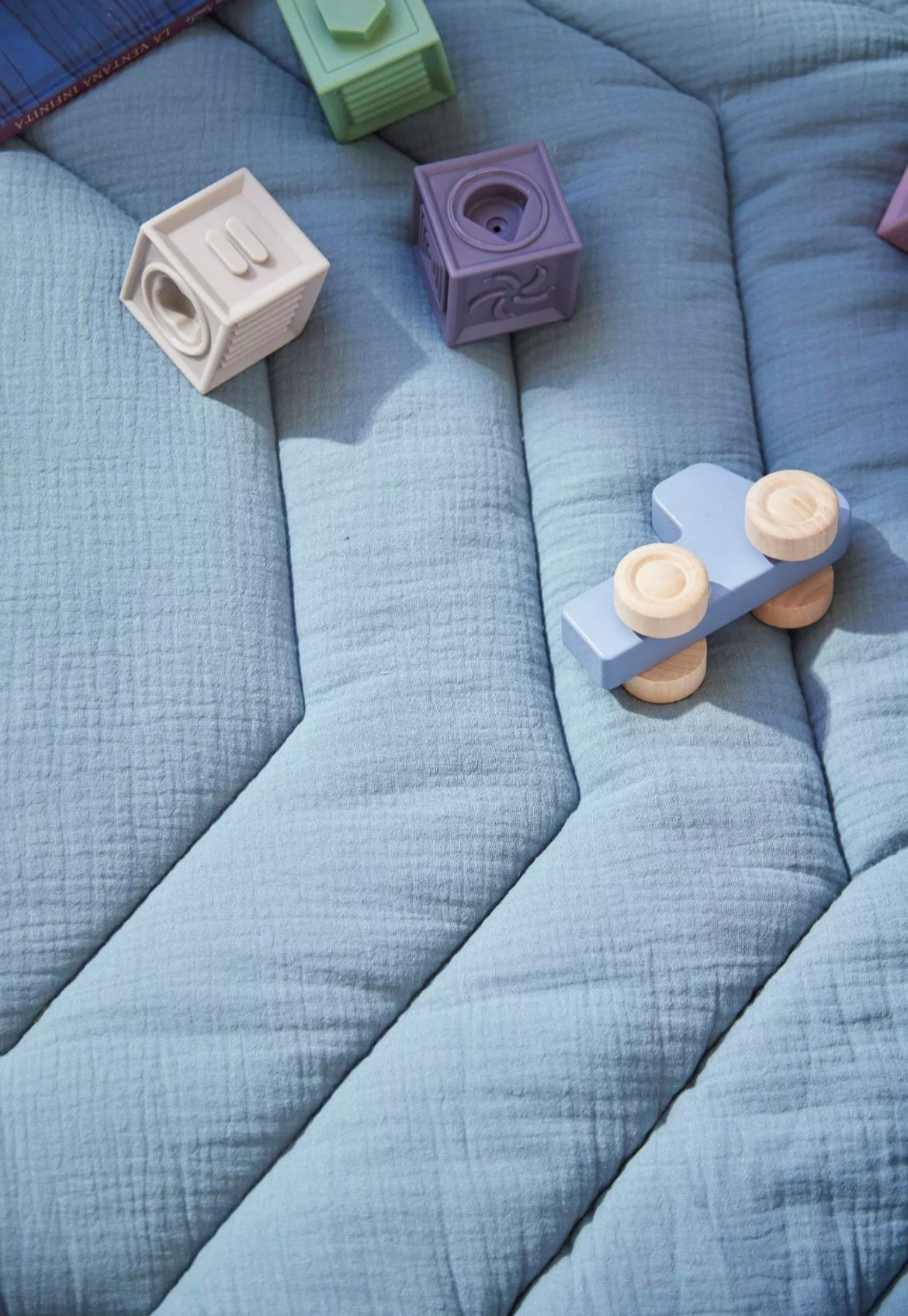 Parc Basile octogonal + tapis Gris ardoise COMBELLE