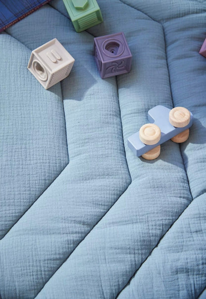 Parc Basile octogonal + tapis Gris ardoise COMBELLE