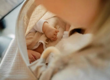 Couverture d'allaitement TISU, BEIGE AVOINE Tisu baby