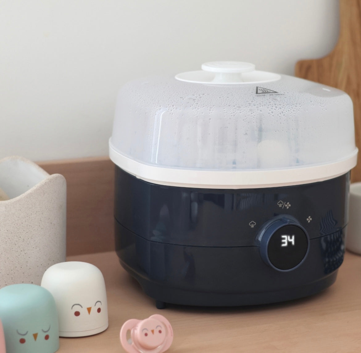 BEABA , Stéril'express évolutif 2 en 1 night blue : Stérilisateur électrique vapeur