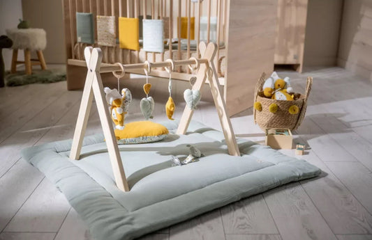 Arche d'éveil en bois avec jouet - PROMENONS NOUS BB Cigogne