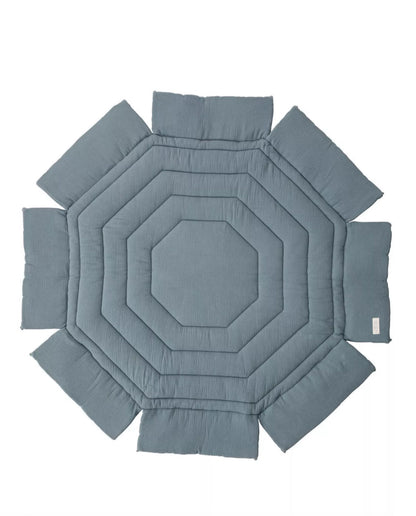 Parc Basile octogonal + tapis Gris ardoise COMBELLE