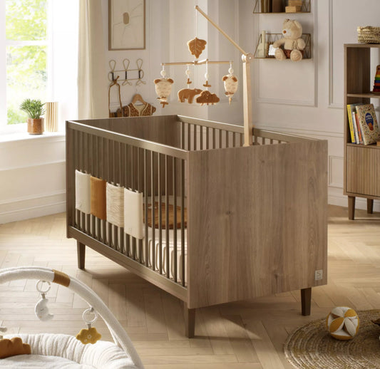 Lit bébé évolutif 140x70cm Mokka Sauthon