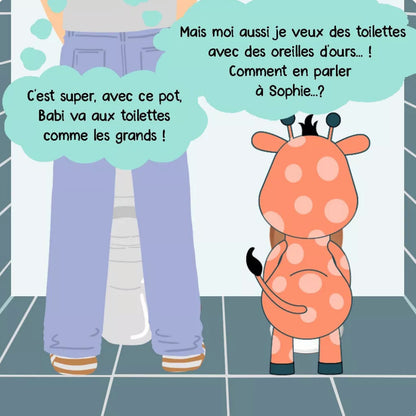Pot Mini toilette bébé - Ourson Looping