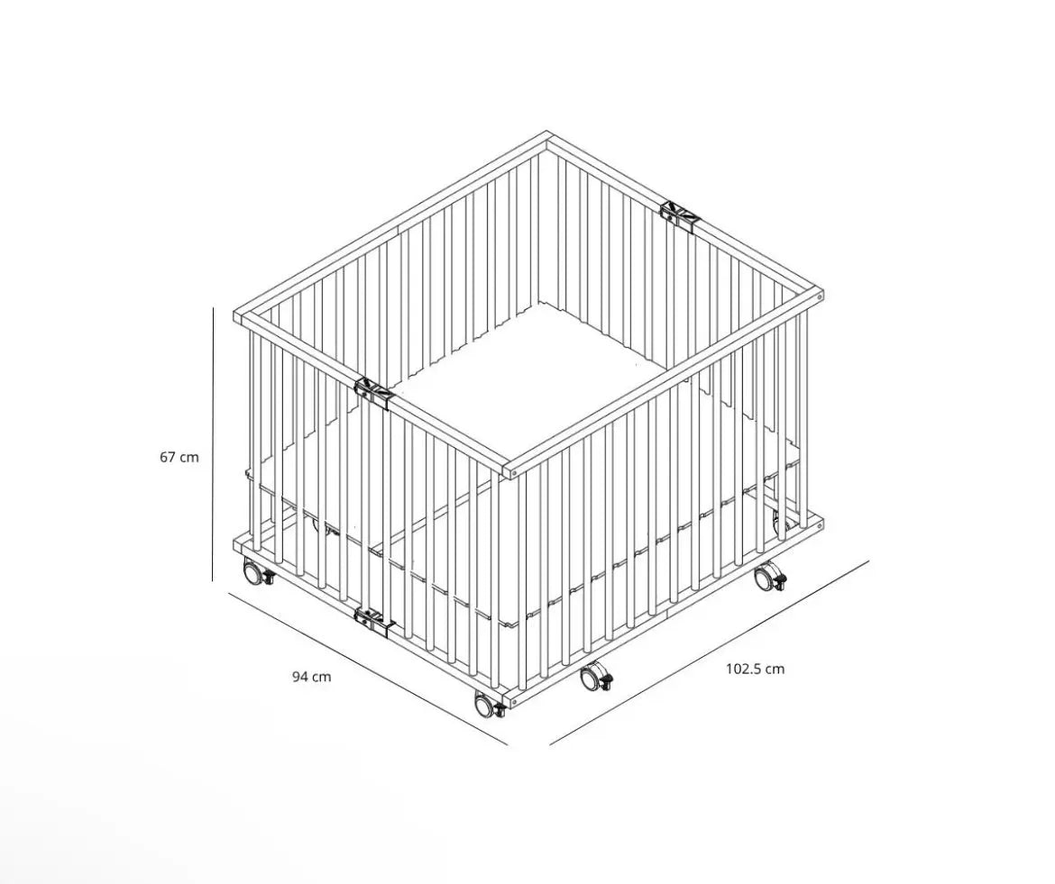 Parc carré - GABY VERNIS NATUREL COMBELLE