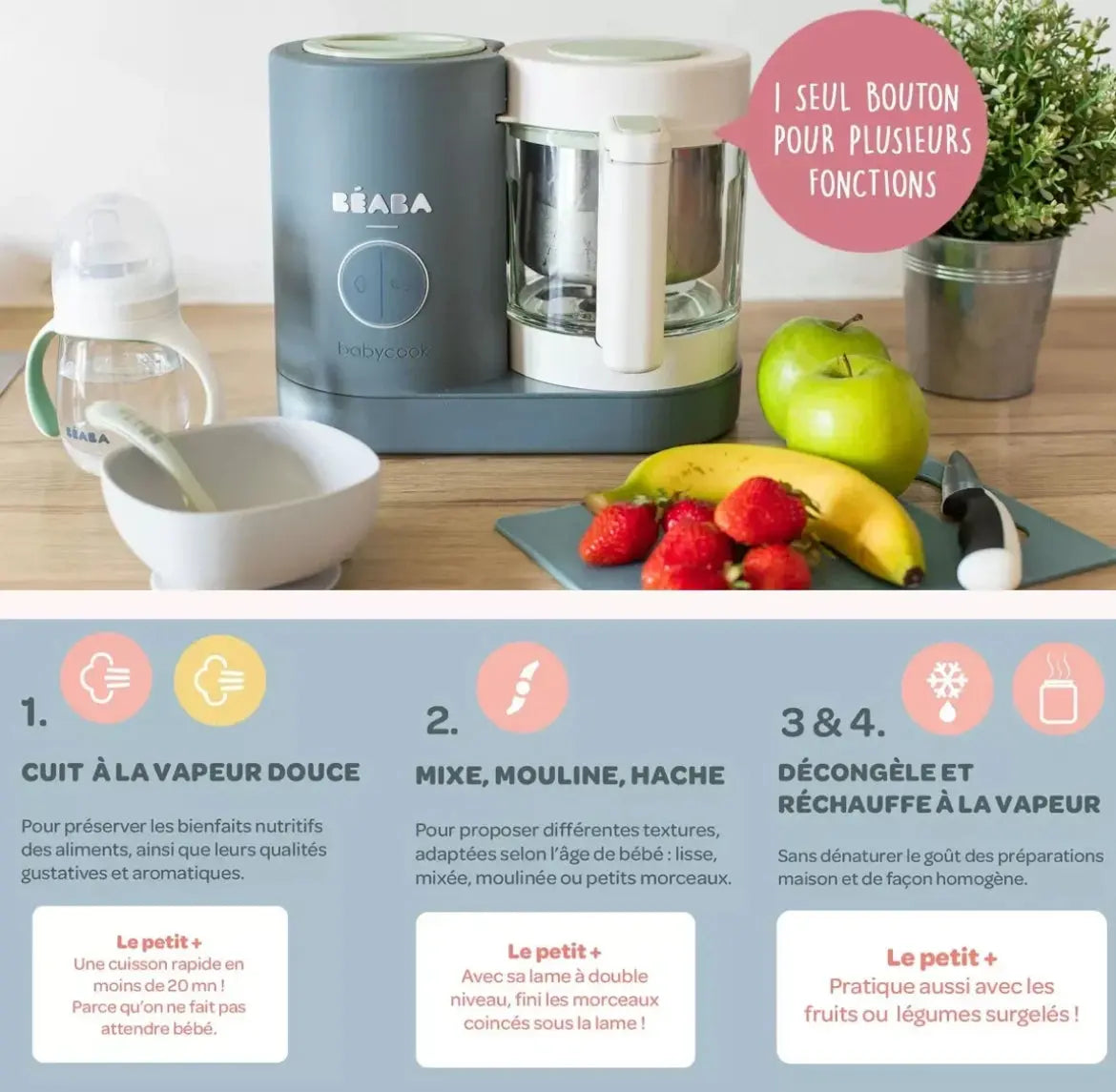 Babycook NEO- Gris Beaba