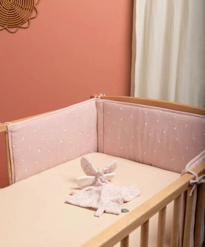 Nouveauté ! TOUR DE LIT - ROSE COMBELLE