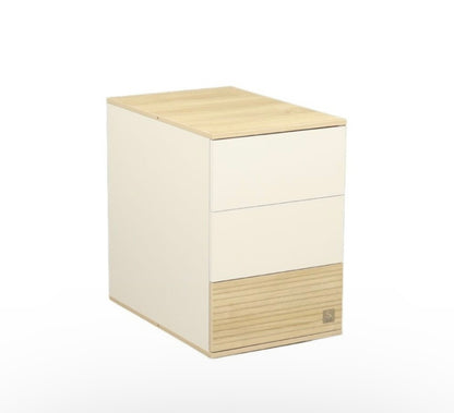 Lit combiné 140x70 évolutif en 90x190 avec commode à langer 3 tiroirs - PALOMA Sauthon