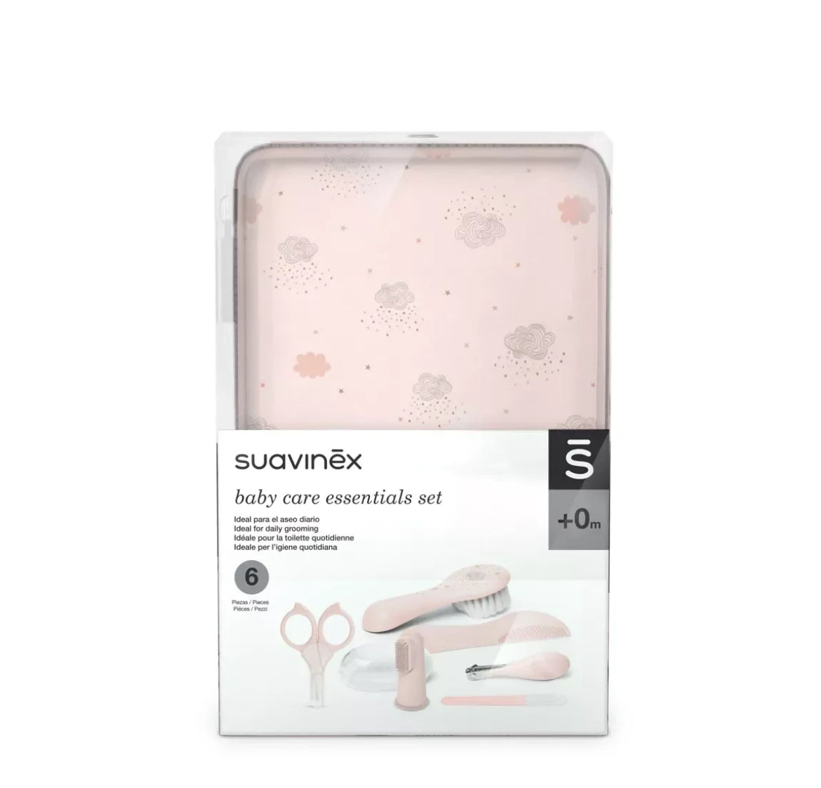 Trousse de toilette SUAVINEX - ROSE BB Cigogne