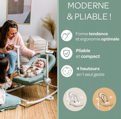 BEABA, Transat Up&Down + Lichen BB Cigogne