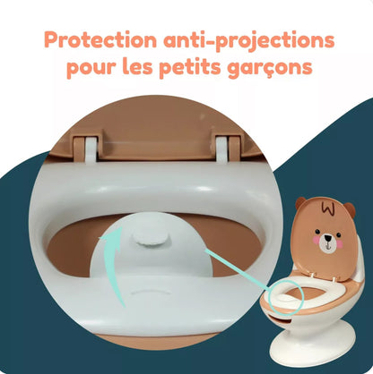 Pot Mini toilette bébé - Ourson Looping