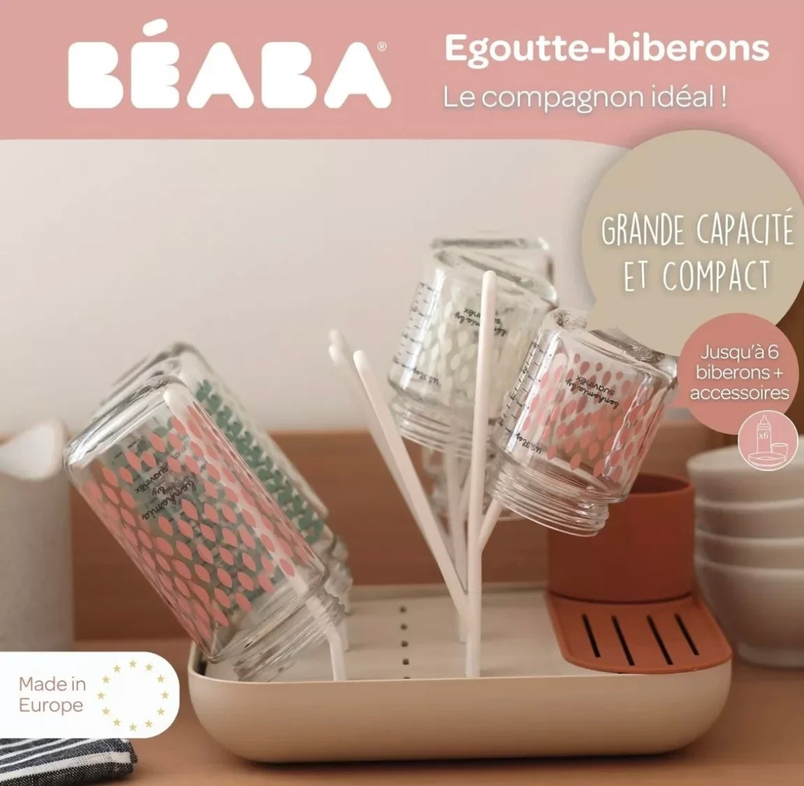 Egoutte biberons forêt - TERRACOTTA