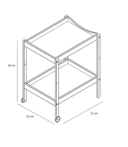 Table à langer Margot - BLANC COMBELLE