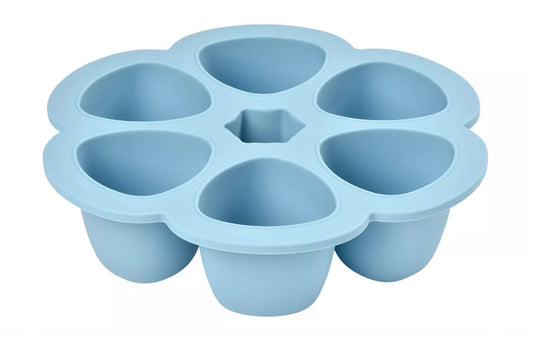 BEABA, Multiportions silicone 6 x 150 ml windy blue BB Cigogne