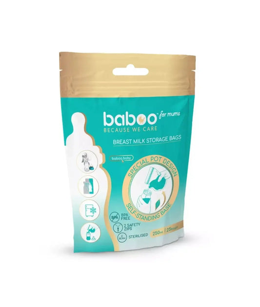 Sachets de conservation du lait maternel BABOO (25 pièces) BB Cigogne