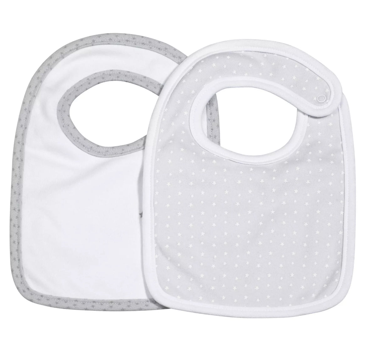 Lot 2 bavoirs - CELESTE BB Cigogne