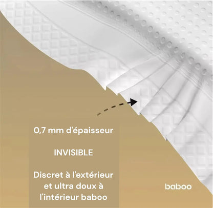 Coussinets d'allaitement jetables de qualité supérieure BABOO® (60 pièces) BB Cigogne