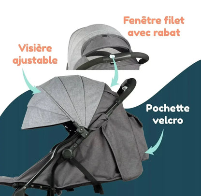 Poussette compacte - YUKO PLATINIUM Looping