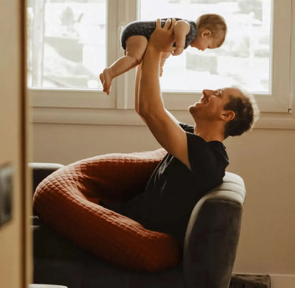 Coussin Allaitement BIG FLOPSY BEABA - BRIQUE Beaba