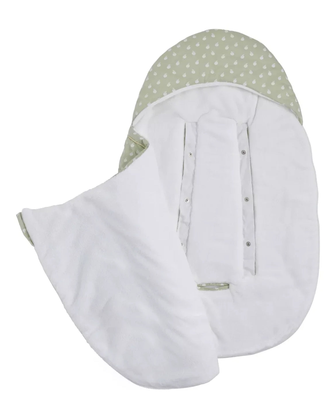 Nid d'ange 5 attaches HIVER  - POMMES BOTANICA BB Cigogne