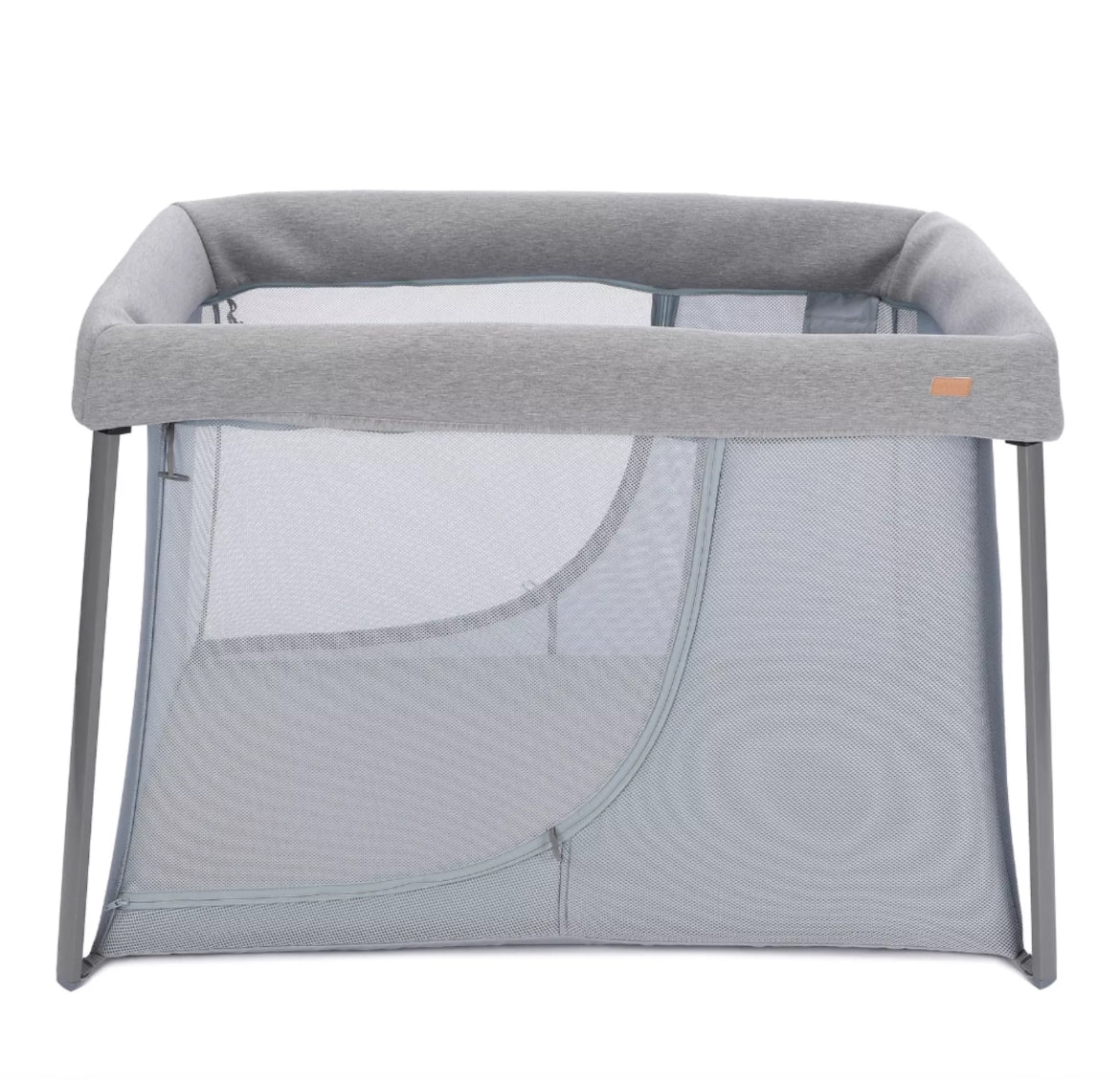 Nouveauté ! BEABA, Lit parapluie 3 en 1 - Eazy sleep - Gris chiné / Galet BB Cigogne