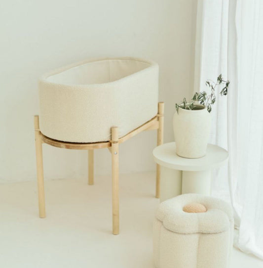 Nouveauté ! CHILDHOME, Berceau Teddy - ecru BB Cigogne